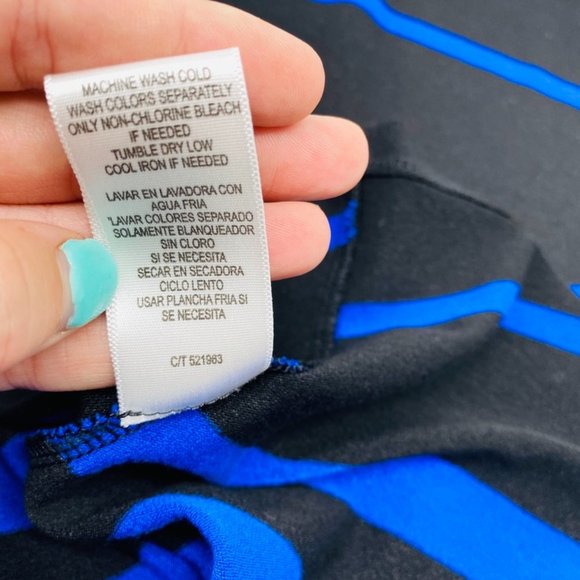 Gabby Skye Fit & Flare Color Block 3/4 Sleeve - Picture 6 of 6